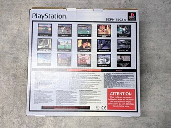 - TOP PS1 Sony Scph-7502C kompletní v krabici - - 8