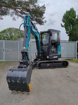 bagr, minibagr, motor Kubota, 3,8 tuny - 8