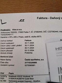 ASUS Vivobook 15 X1504VA-NJ907W Quiet Blue TOP stav Záruka - 8