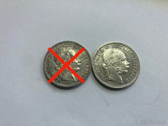 Rakúsko Uhorsko 1 zlatníky forint florint - strieborné mince - 8