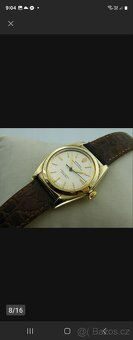 Rolex BUBBLEBACK Oyster Perpetual v 9k zlatě pěkné - 8