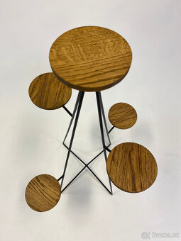 Květinový stojan s dubovými plochami na květiny - 8