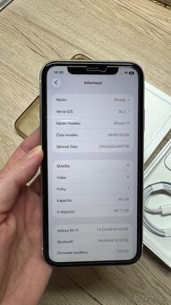 Prodám bílý iPhone 11 64GB - top stav - 8