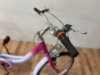 Dětské kolo 20” bílo-růžové - 8