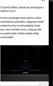 Nová Indukční deska SIEMENS STUDIO LINE FLEXINDUCTION 80 cm - 8