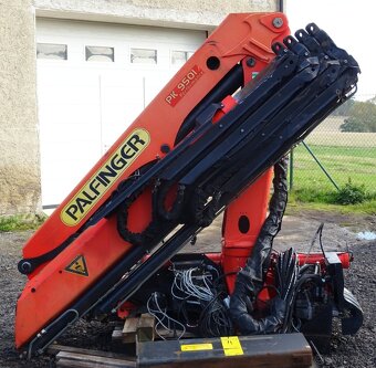 Lehká hydraulická ruka PALFINGER PK 9501 C, rádio, sekce, .. - 8
