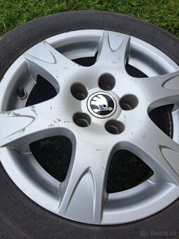 Alu kola 5x100, r14, škoda fabia - 8