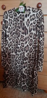 Warehouse leopardí úpletové šaty - 8