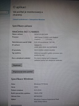 PC All-in One - Ideacentre - AIO 3-24ARE05 + bezdrátový set - 8