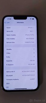 Apple iPhone 13 Pro 128GB - grafitový - TOP STAV - 8