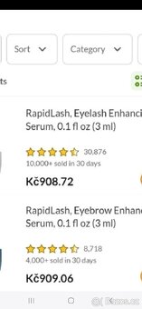 Rapidlash sérum na růst očních řas a obočí nové dlouhá exp - 8