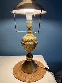 Stará mosazná lampa - 8