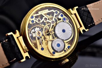 Exkluzivní starožitné skeletové hodinky OMEGA 1914 - 8