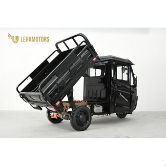 Pracovní tříkolka Leramotors G5, tuk tuk, černá - 8