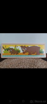 Puzzle a naučné dřevěné hračky - 8