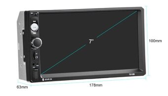 2DIN autorádio 7010B - nové - 8