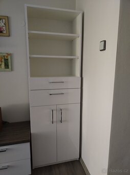 Skříně bílé lesk česká výroba 2 kusy - 8