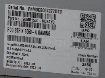 MB    ASUS ROG STRIX B550-A GAMING - 8