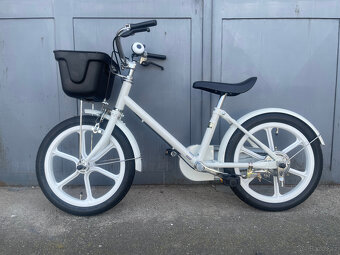 Dětské kolo Muji, velikost kol 16”, bílá barva - 8