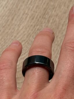 Oura ring 3. generace / velikost 6 / černý - 8