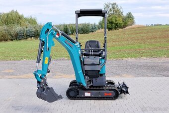 minirypadlo, minibagr, bagr, motor kubota - 8