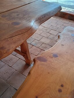 Stůl a lavice z masivu - 8