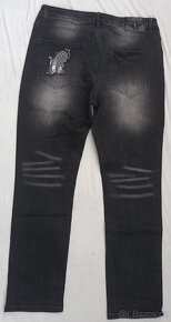 ROCK REBEL pánské džíny v. XL  Nové,ZA POLOVINU CENY  - 8