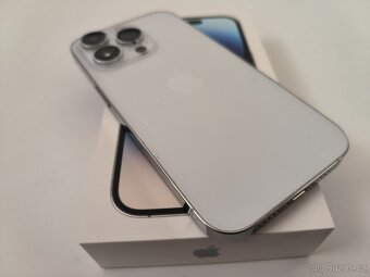 apple iphone 14 PRO 256gb Silver / Batéria 100% - 8