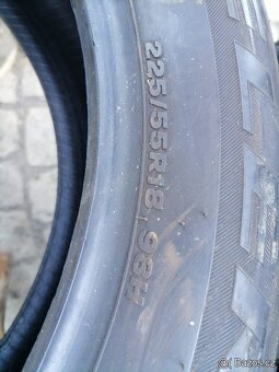 225/55/18 letní pneu BRIDGESTONE 225 55 18 - 8
