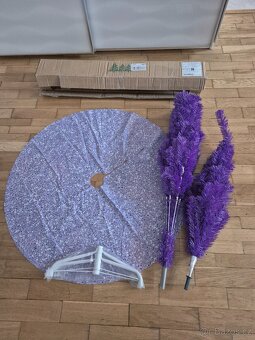 Nový vánoční stromek 150 cm a koberec pod stromek - 8