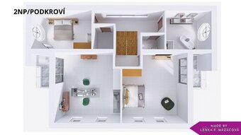 Prodej, rodinný dům s wellness, jezírkem, pozemek 1034 m2, Š - 8
