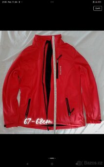 Růžová/Lososová Outdoor sofšelová bunda značky Crivit - 8