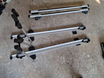 Střešní příčníky + 2× nosič kol HAKR – možnost komplet nebo - 8