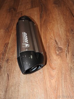 Laděný výfuk Mivv Titanium stříbrný/carbon Nový - 8