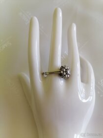 Zlatý luxusní prsten s diamanty 0,40ct - 8