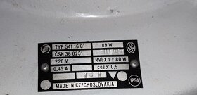 Světlo "Očko" Elektrosvit, retro, industriální - 8