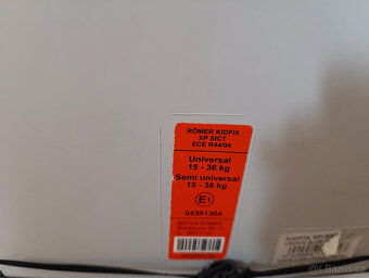 Dětská autosedačka ROMER KIDFIX XP SICT 15-36 kg - 8