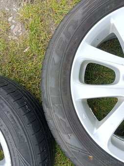 mazda 5 orig. alu kola- pneu letní 205/55 R16 - 8