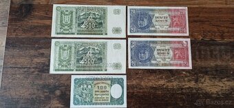 Bankovky a státovky ČSR, Slovenský Štát, Německo. - 8