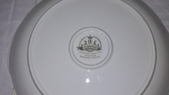 RETRO STARÉ SERVÍROVACÍ TALÍŘE značené porcelánkou - 8