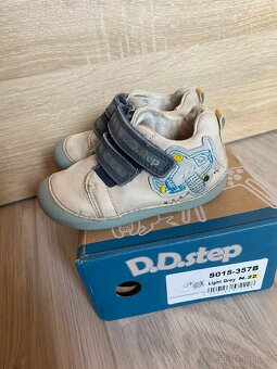 Dětské kožené celoroční botičky D.D. Step - 8