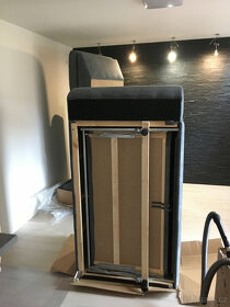 Rohová sedací souprava rozkládací uložný prostor ZÁNOVNÍ ❗ - 8