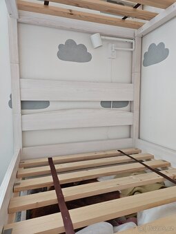 Palanda 2x150kg, 200x90cm, 2 úložné prostory, rošty a žebřík - 8