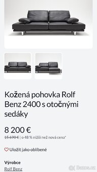Kožená pohovka (gauč) - 8