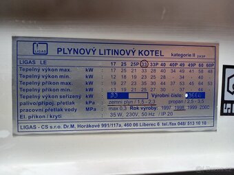 Funkční hořáky pro kotel Ligas LE 33kw - 8