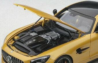 1:18 Mercedes AMG GT R 2017 solarbeam yellow Autoart - 8