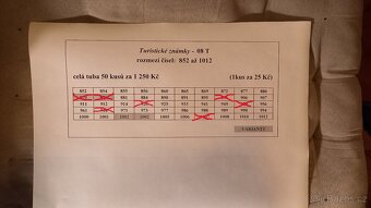 Turistické známky č. 1 - 2635 AKTUALIZACE 31.3.25 - 8
