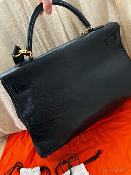 Hermès kabelka Kelly 35 černá - 8