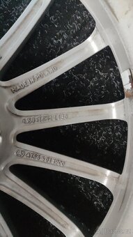 Alu kola 18” Mercedes 5x112 – krásná sada, možno i VW/Audi
 - 8