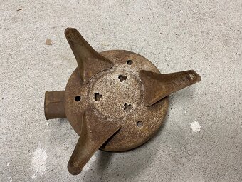 Starožitná nahřívací žehlička rukávník vařič - 8